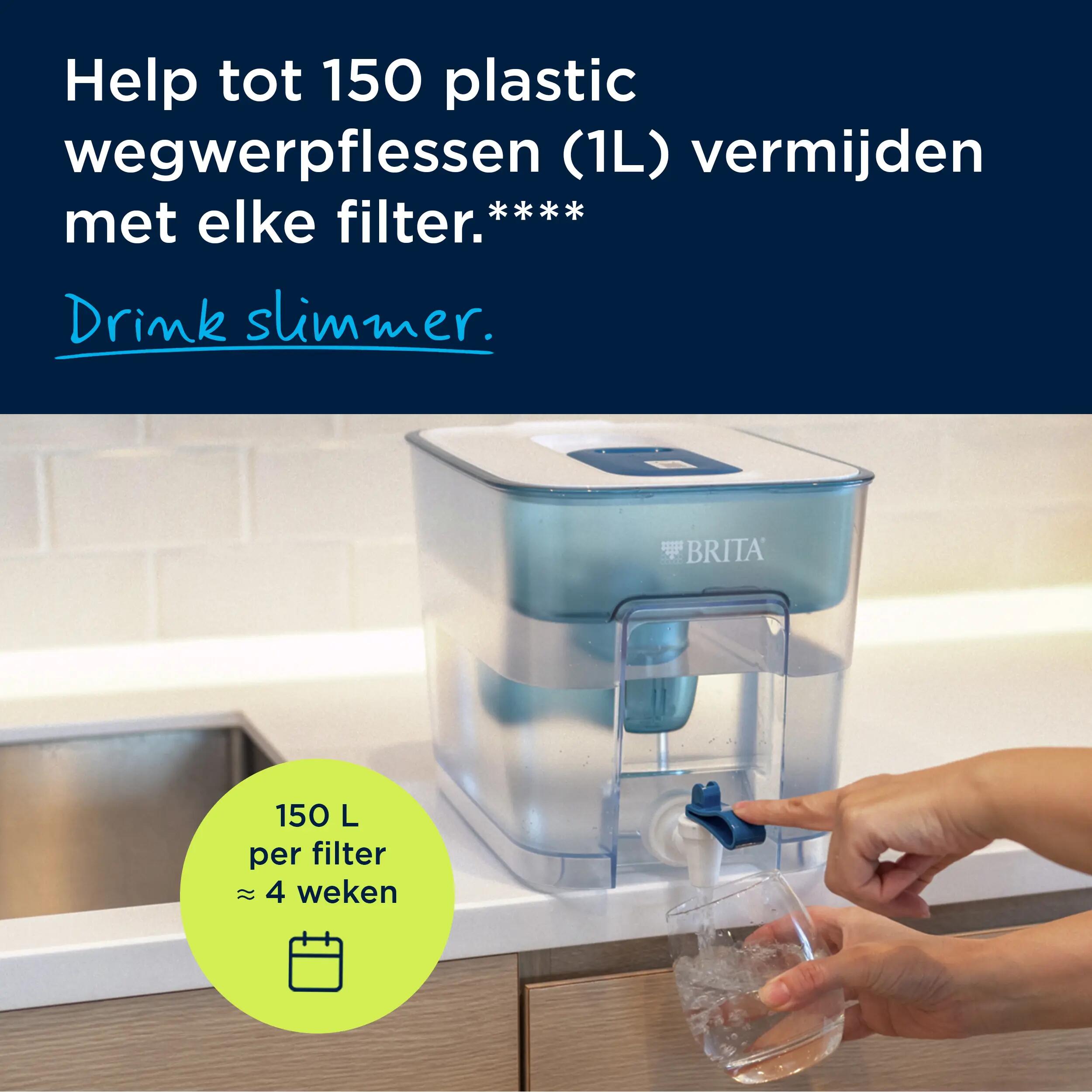 BRITA Waterfilterkan Flow 8.2L Blauw 4/7
