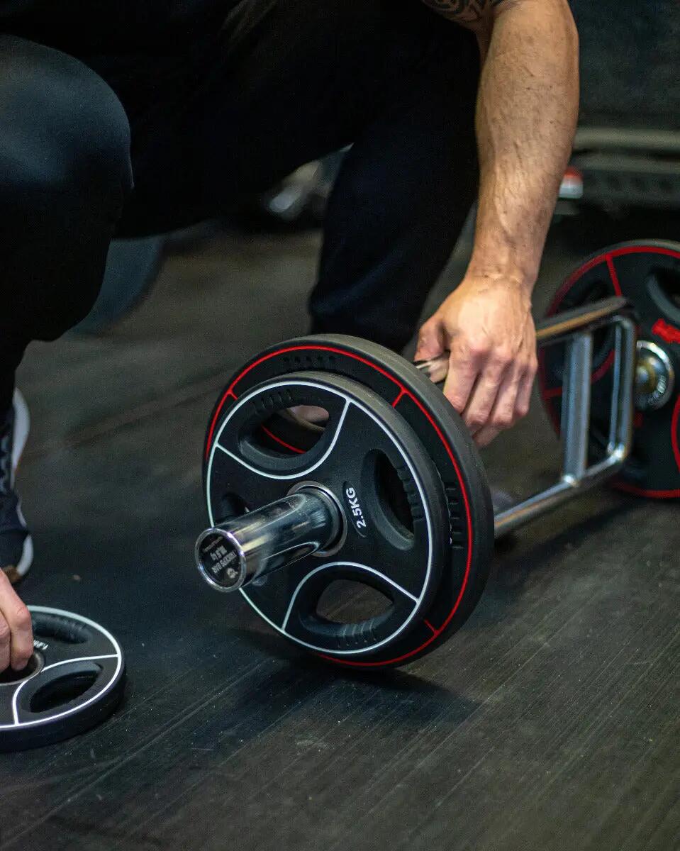 PU 4-Grip Hantelscheibe - 5 kg 2/3
