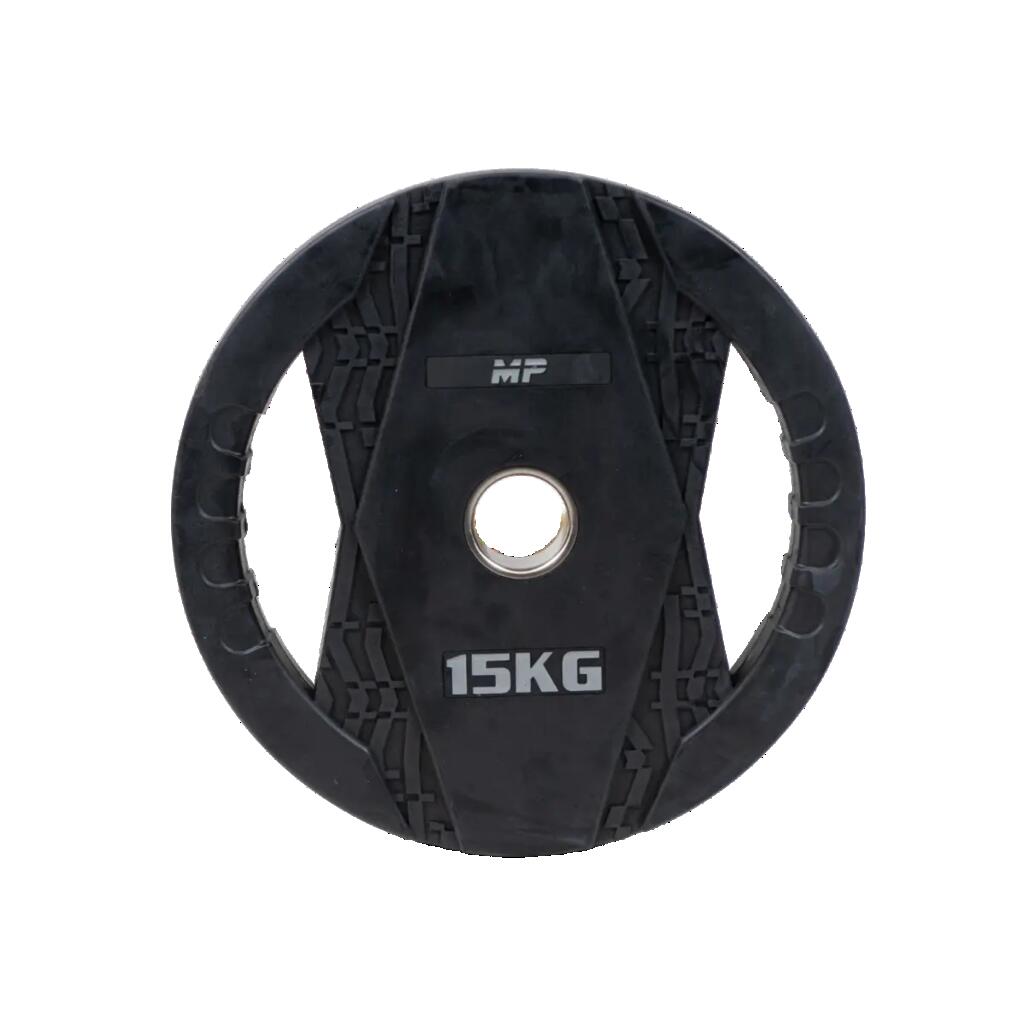 Weight Plate with Handles - Rubber - 15 kg