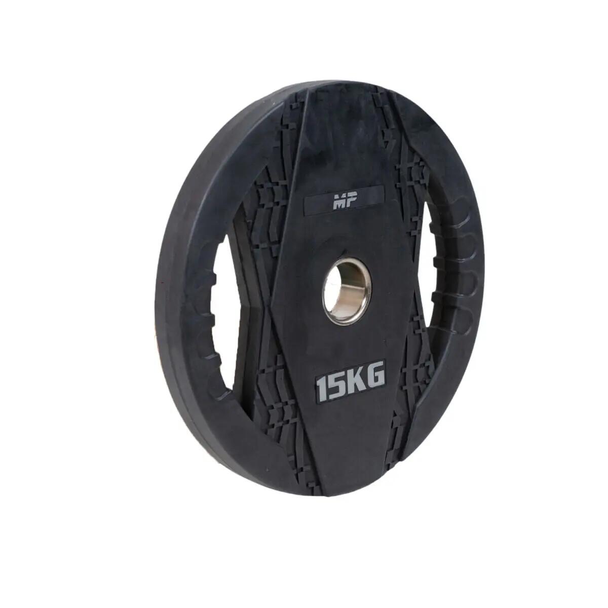Disco Pesi con Maniglie - Gomma - 15 kg 3/4