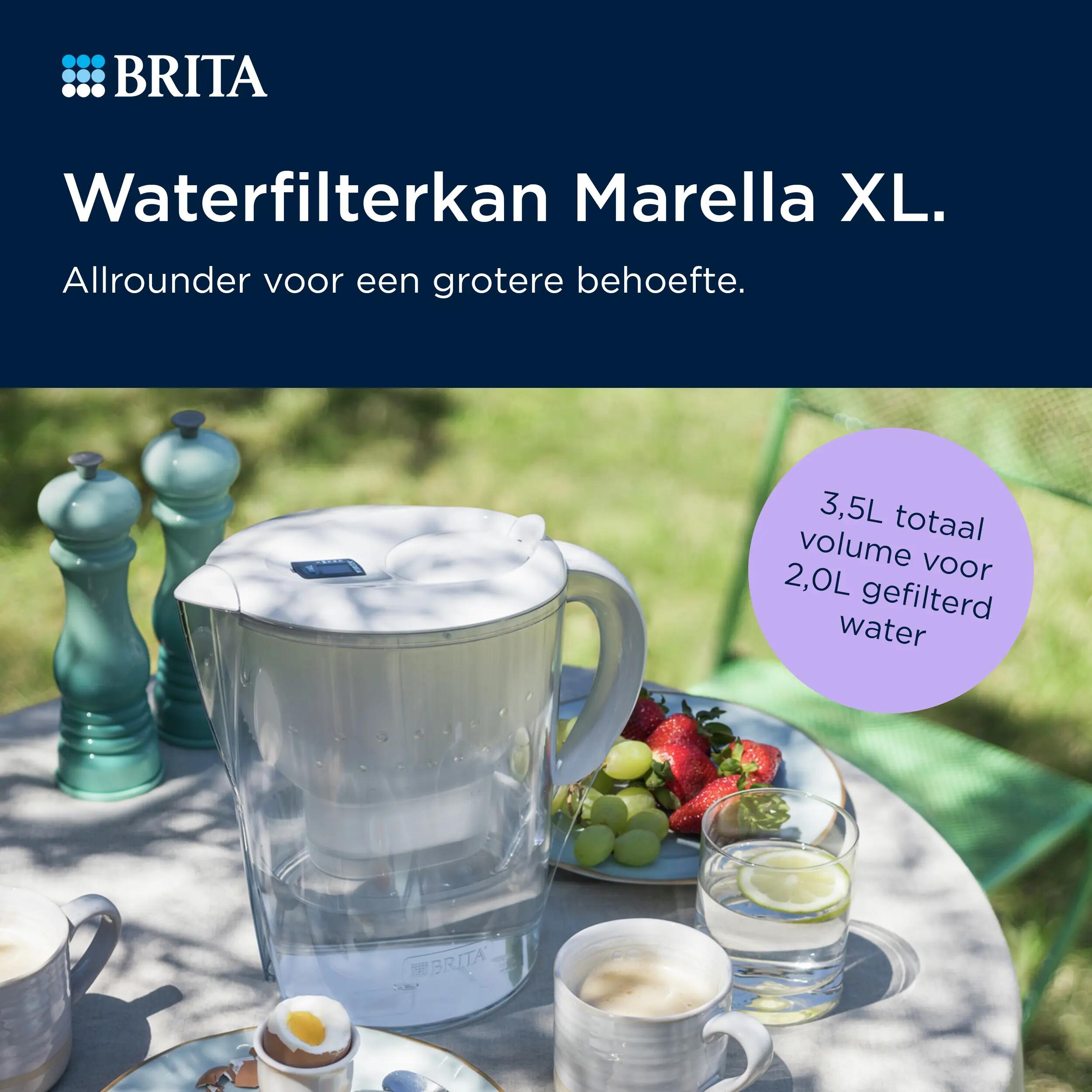 BRITA Waterfilterkan Marella XL 3.5L Blauw 2/7