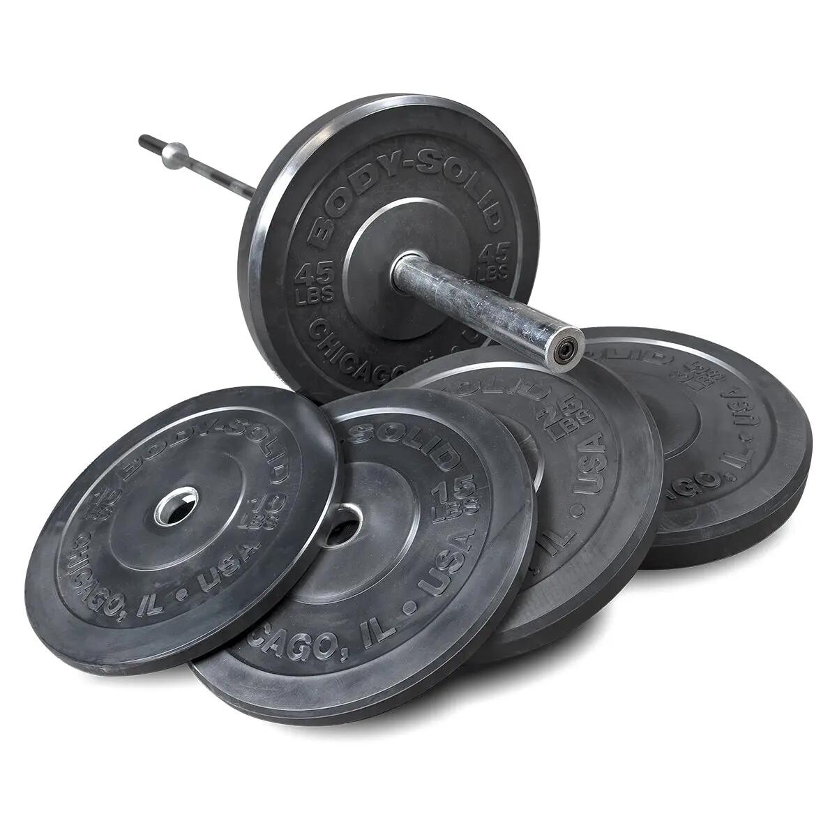 Chicago extreme bumper plates OBPXK25 pour fitness et musculation 3/3