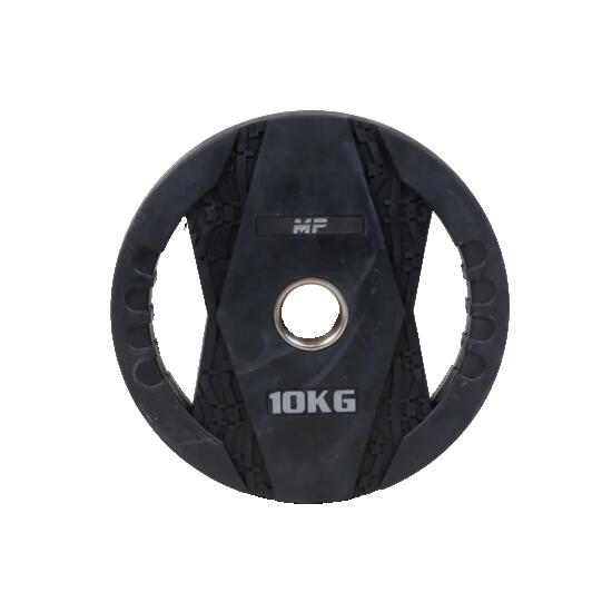 Disco Pesi con Maniglie - Gomma - 10 kg