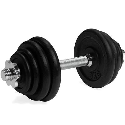 Set manubri regolabili Pro - Set manubri - Ghisa - 1 x 15 kg