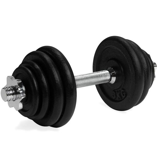 Regulowany zestaw hantli Pro - Żeliwo - 1 x 15 kg