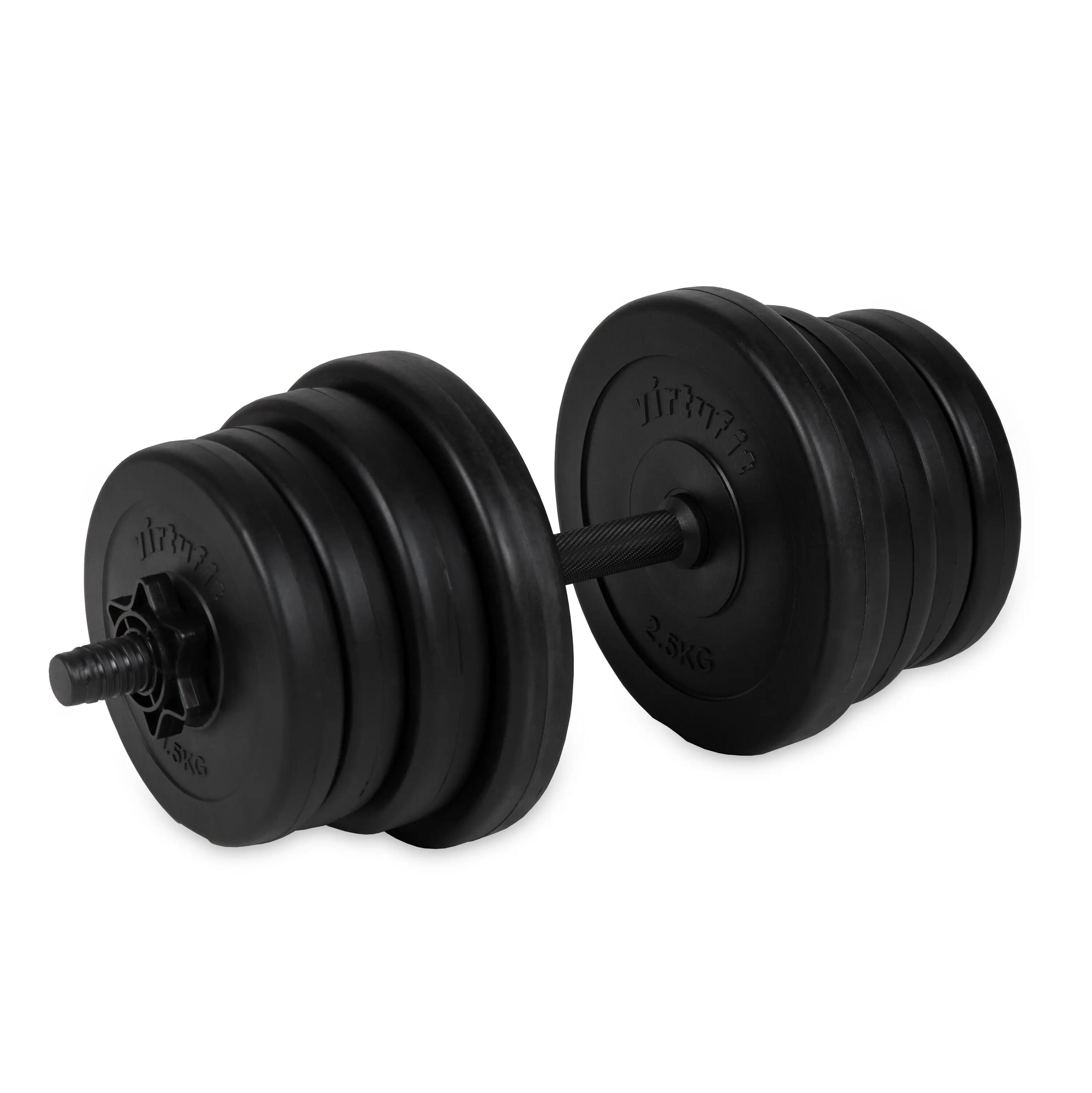 Ensemble d'haltères réglables - Ensemble 2 en 1 - 30 kg - Vinyle 3/7