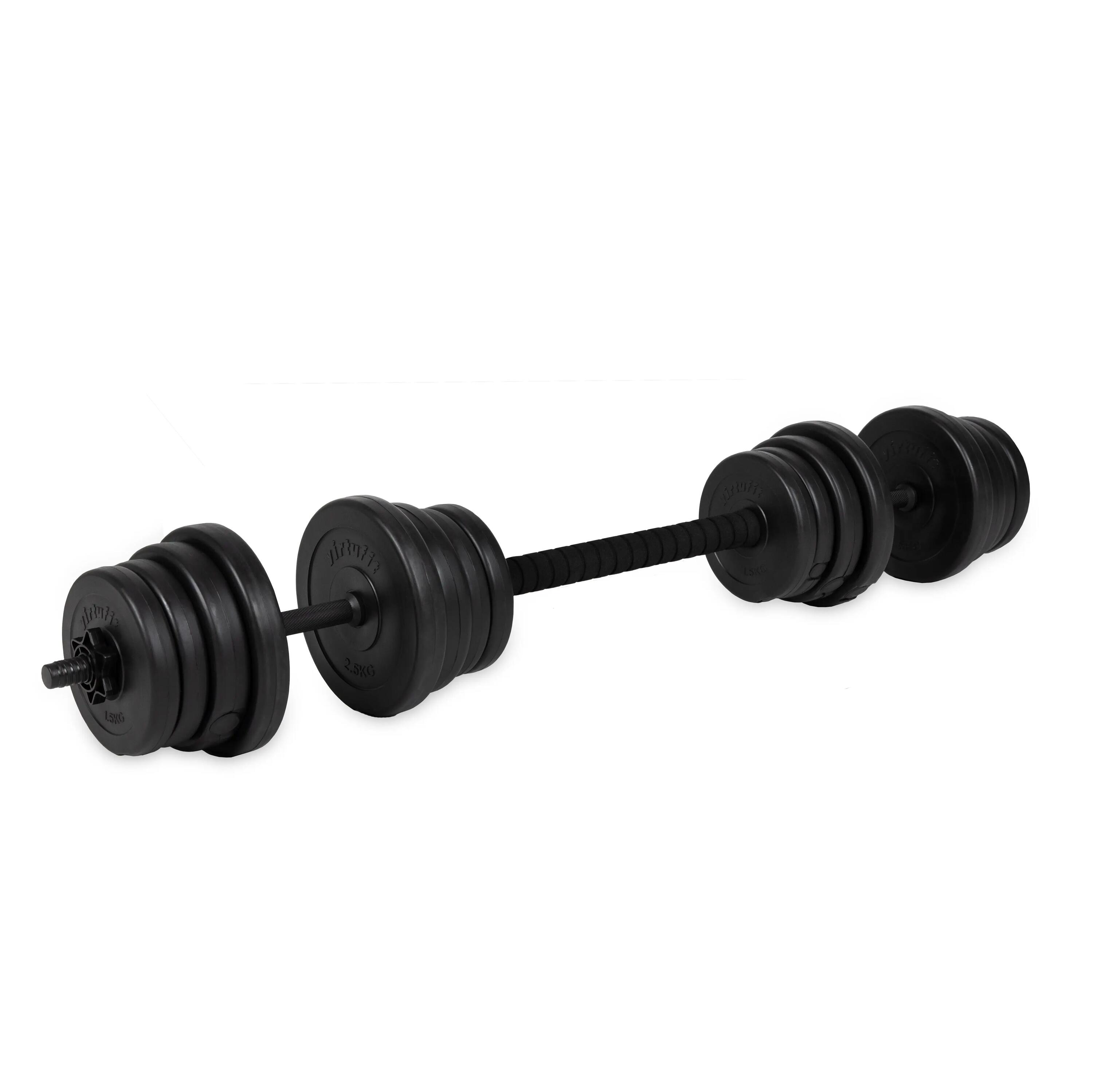 Ensemble d'haltères réglables - Ensemble 2 en 1 - 30 kg - Vinyle 2/7