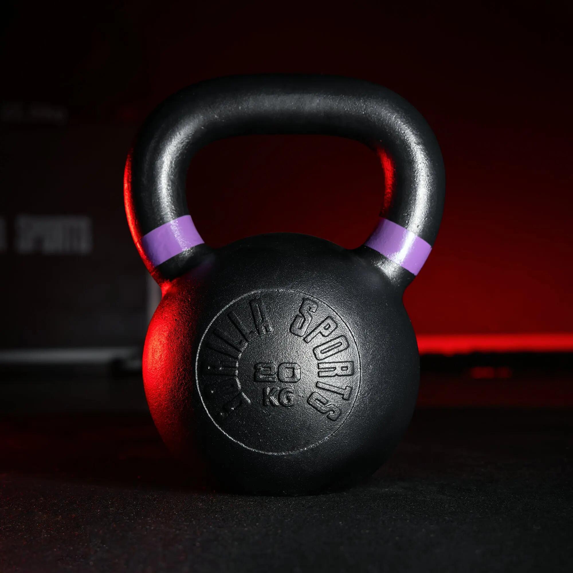 Kettlebell - Gusseisen Kugelhantel, Kugelgewicht 4kg - 32kg, Schwunghantel 6/7