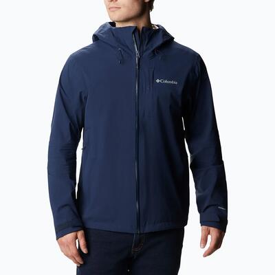 Columbia omni-tech ampli-dry shell waterproof jacket blue men