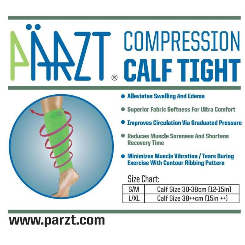 PARZT Unisex Compression Calf Tight (Pair)