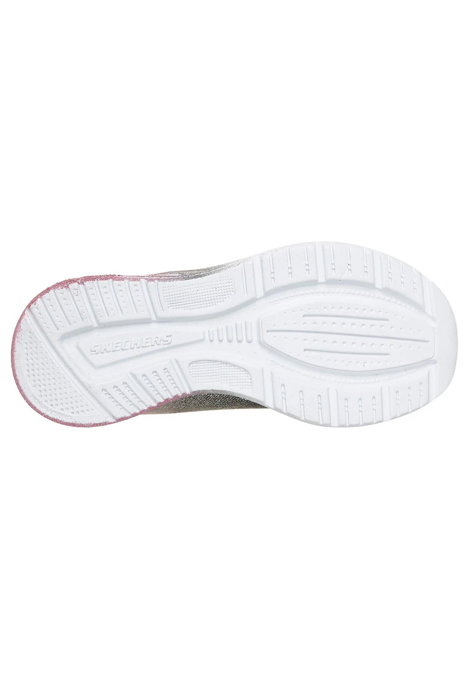 Skechers dívčí Microspec Max Advance Glitz Gala Black Rose Gold 3/15