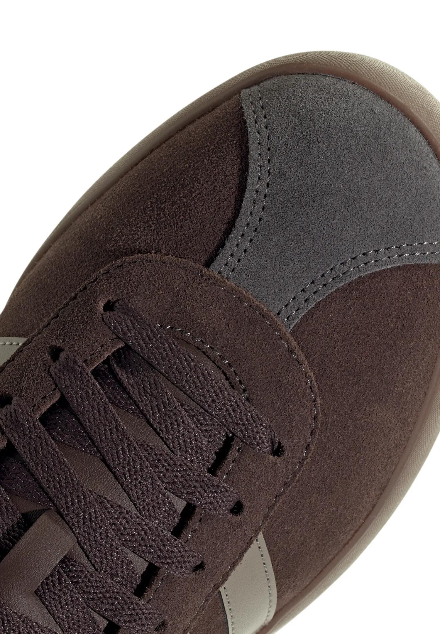 adidas VL Court 3.0 Sneaker Leder Schnürschuhe Maron 6/14