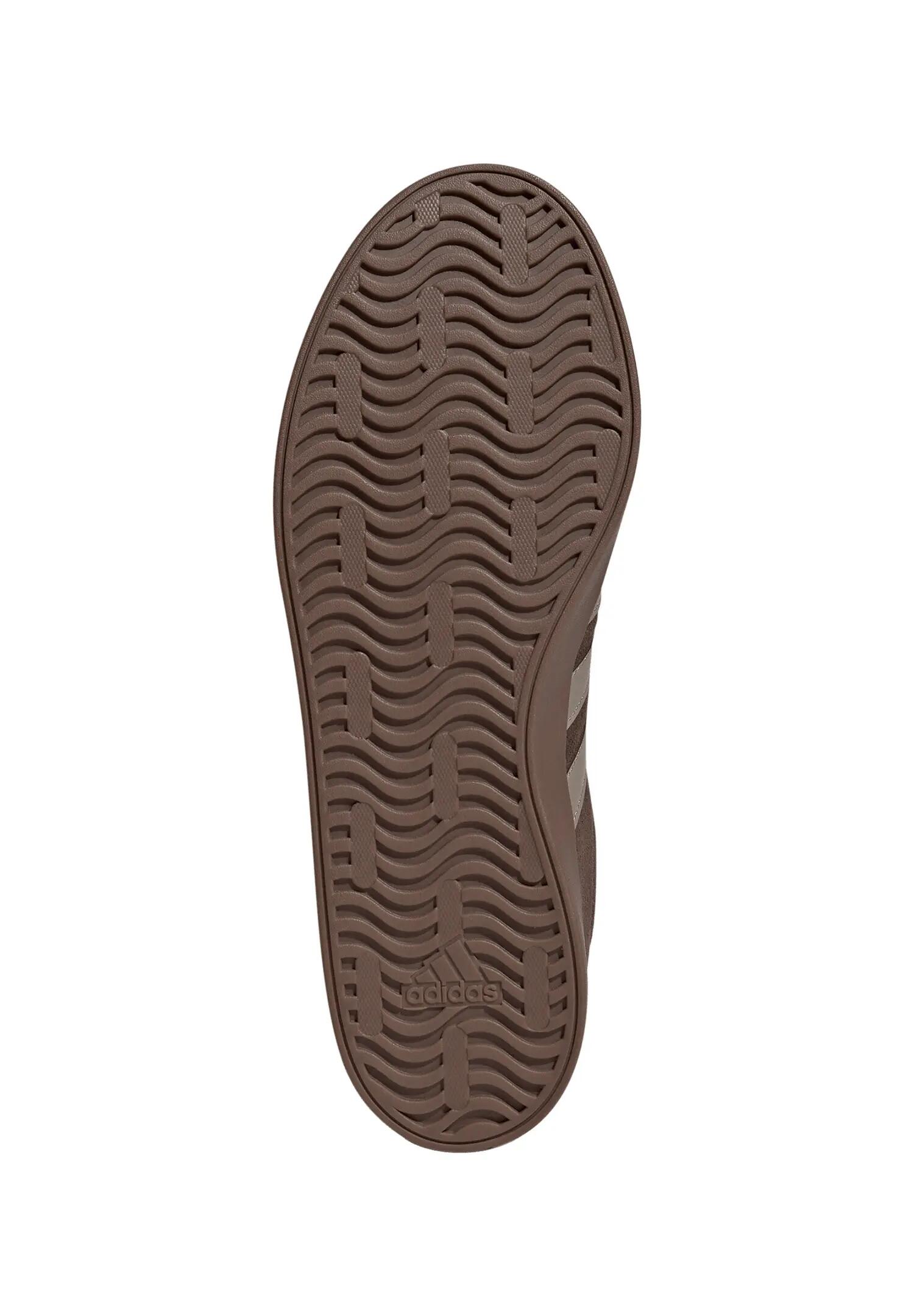 adidas VL Court 3.0 Sneaker Leder Schnürschuhe Maron 2/14