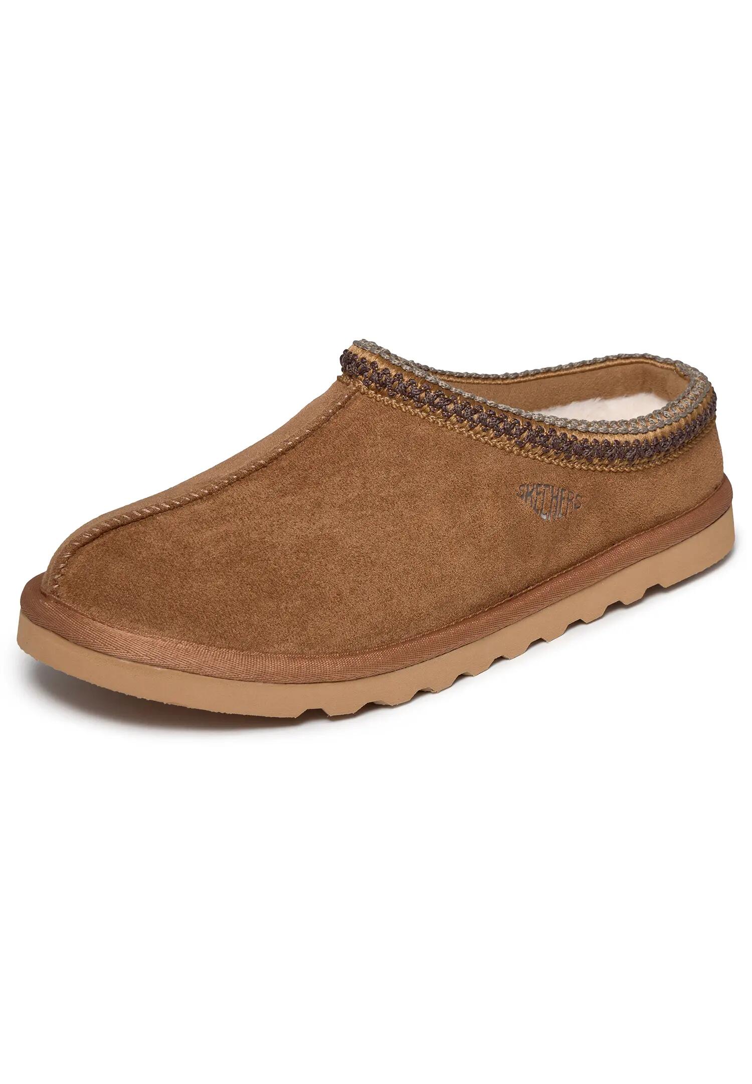 Skechers Herren Renten Ulrich Hausschuhe Relaxed Fit Tan 2/5