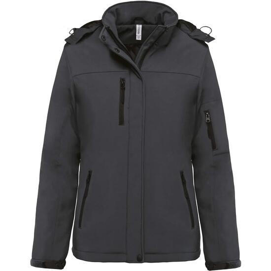 Damen Softshell-Hoodie-Jacke mit Futter Kariban