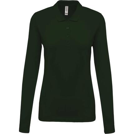 Polo femme manches longues Kariban Piqué