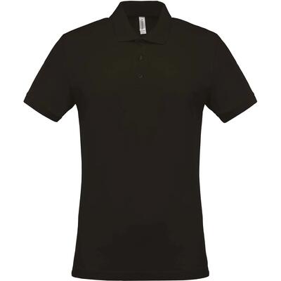 Poloshirt met korte mouwen kariban piqué blanc