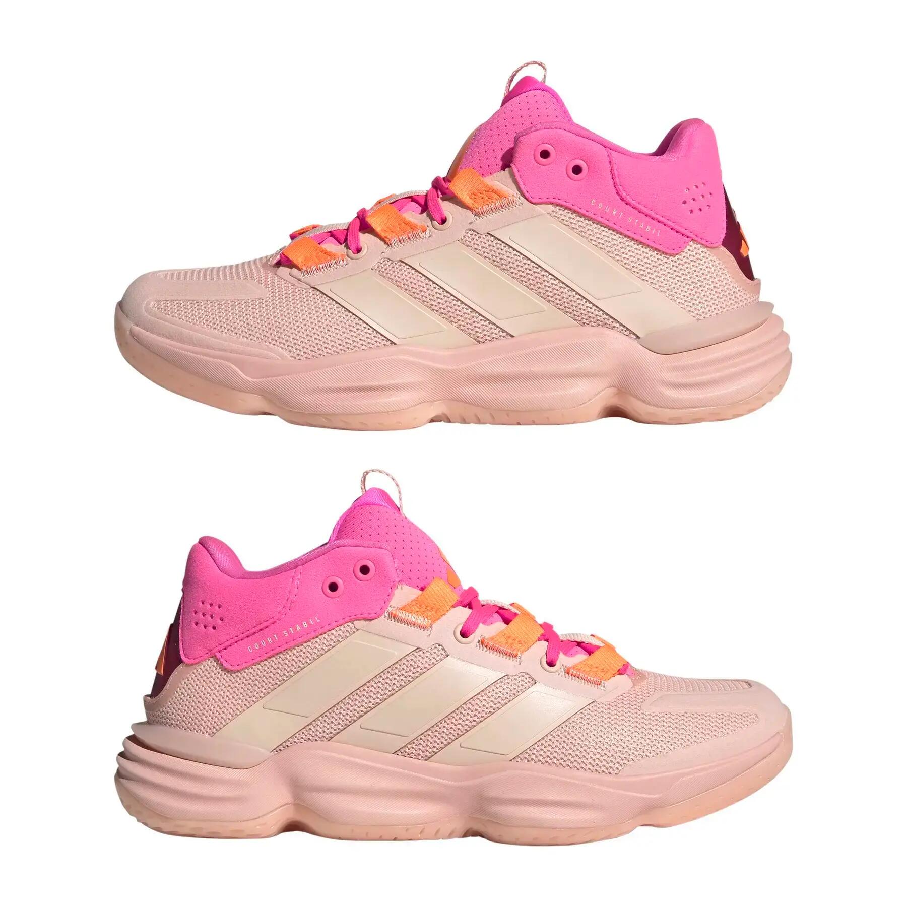 Scarpe sportive Adidas Court Stabil Rosa 3/7