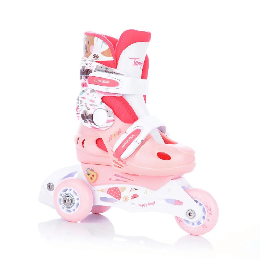 Baby Skeeler Set Wild - Kinderen - Verstelbaar - Roze 4/7
