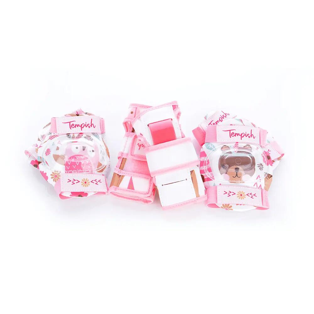 Kids' Inline Skates Set Wild - Kids - Adjustable - Pink