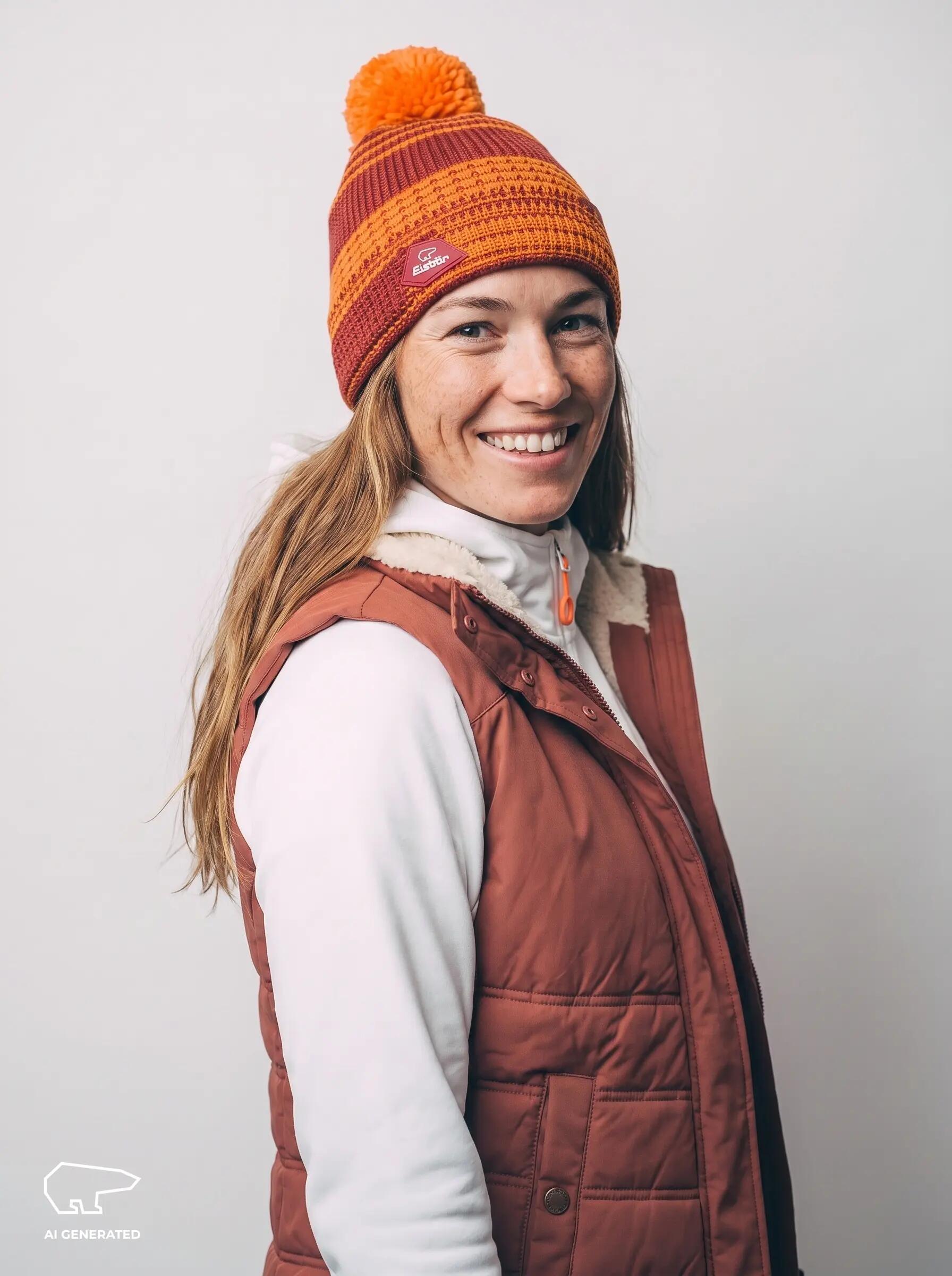 Eisbär Nona Oversize Pompon Mütze 4/5