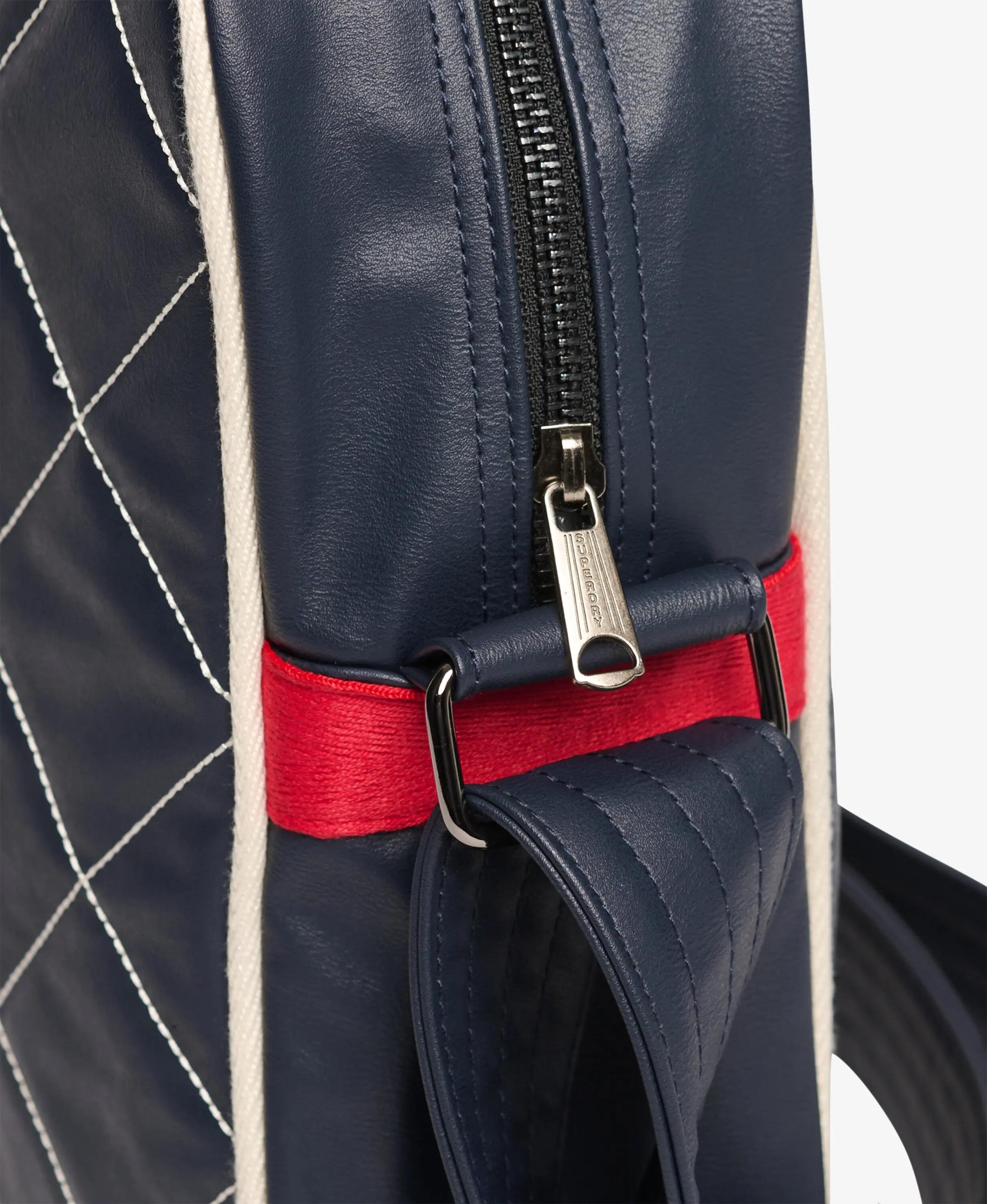superdry Retro Alumni Messenger Bag – Polyester, Eclipse Marineblau 7/7