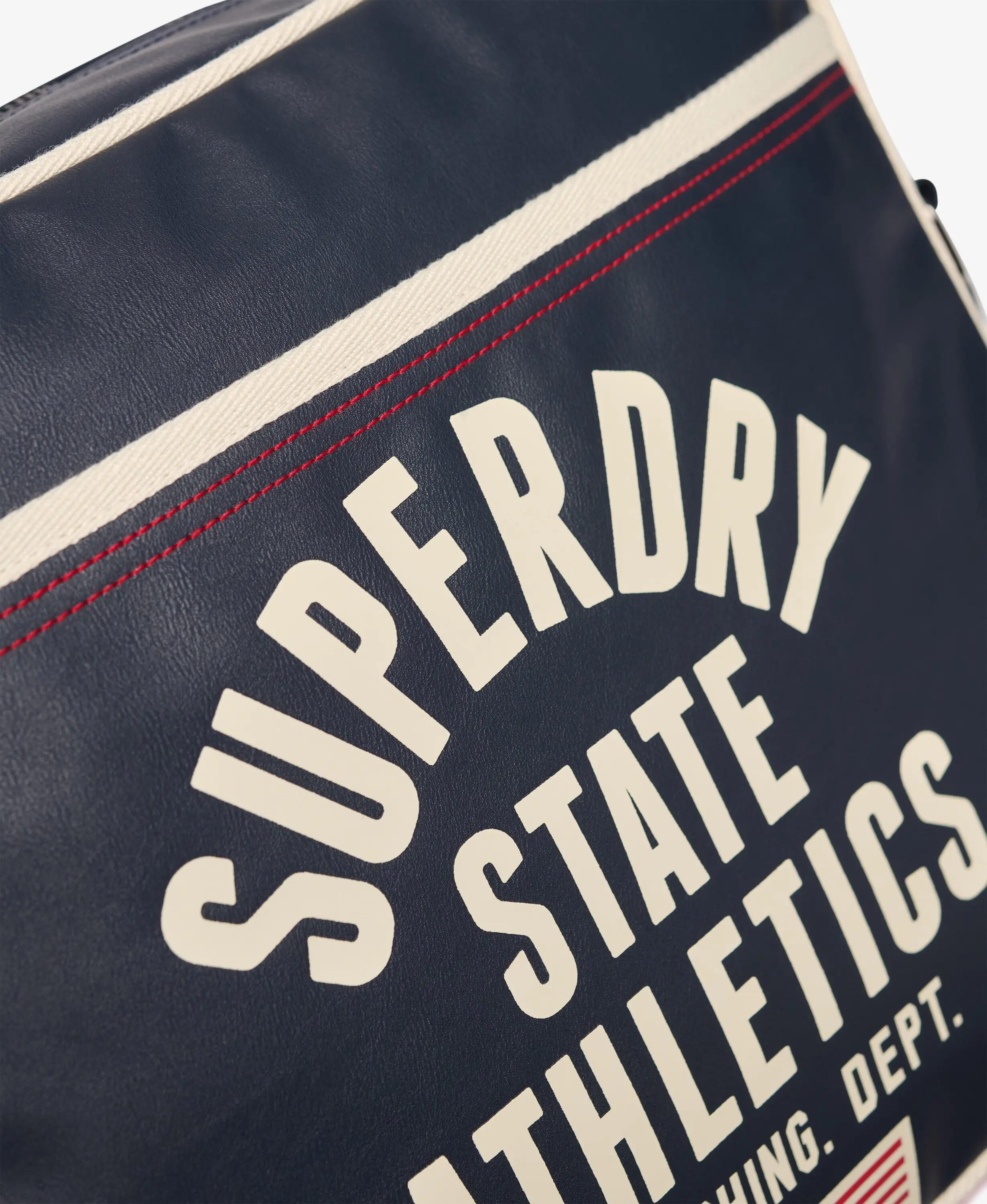 superdry Retro Alumni Messenger Bag – Polyester, Eclipse Marineblau 4/7
