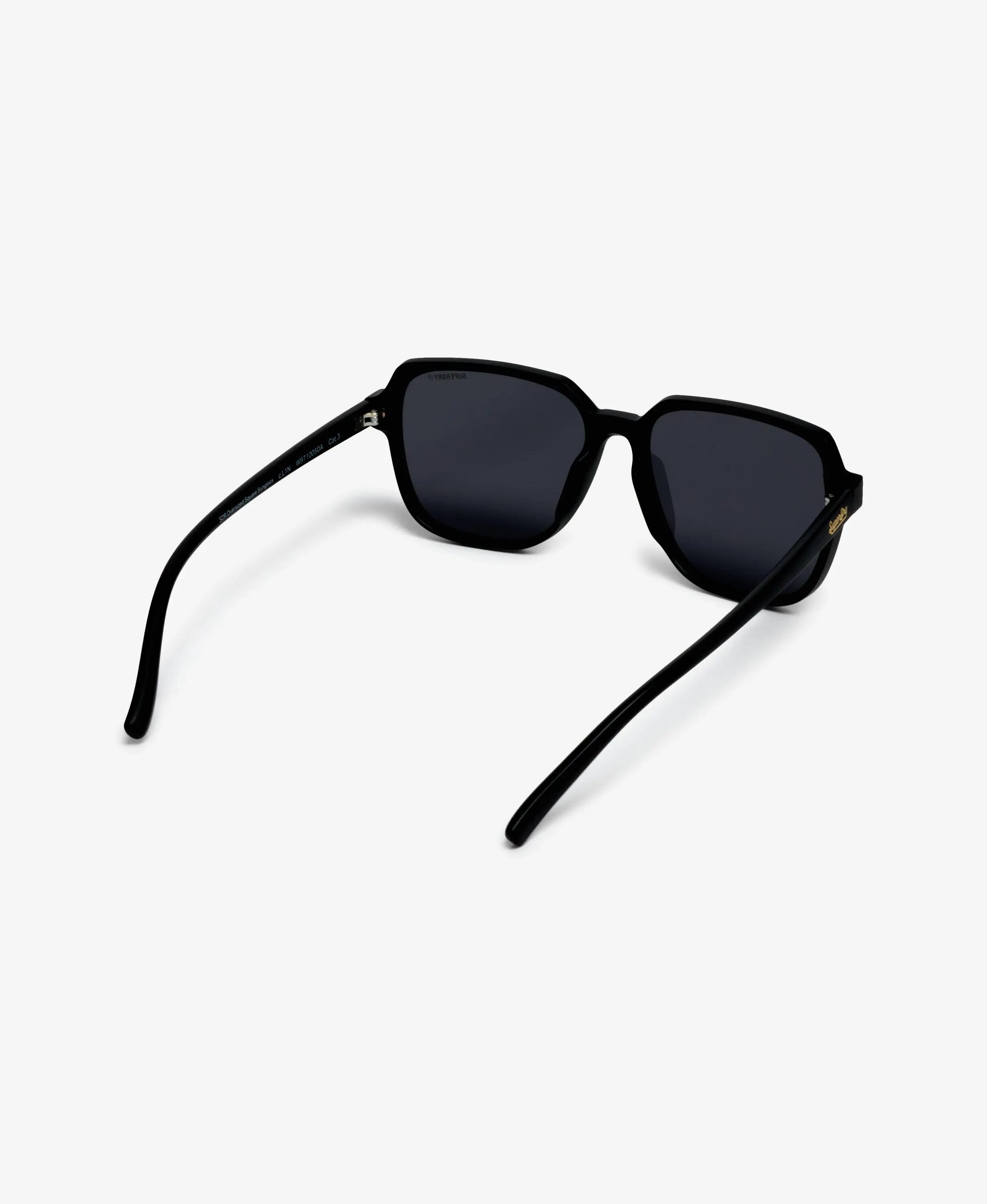 superdry Lunettes de soleil Oversized Square en noir mat avec verre fumé – 3/6