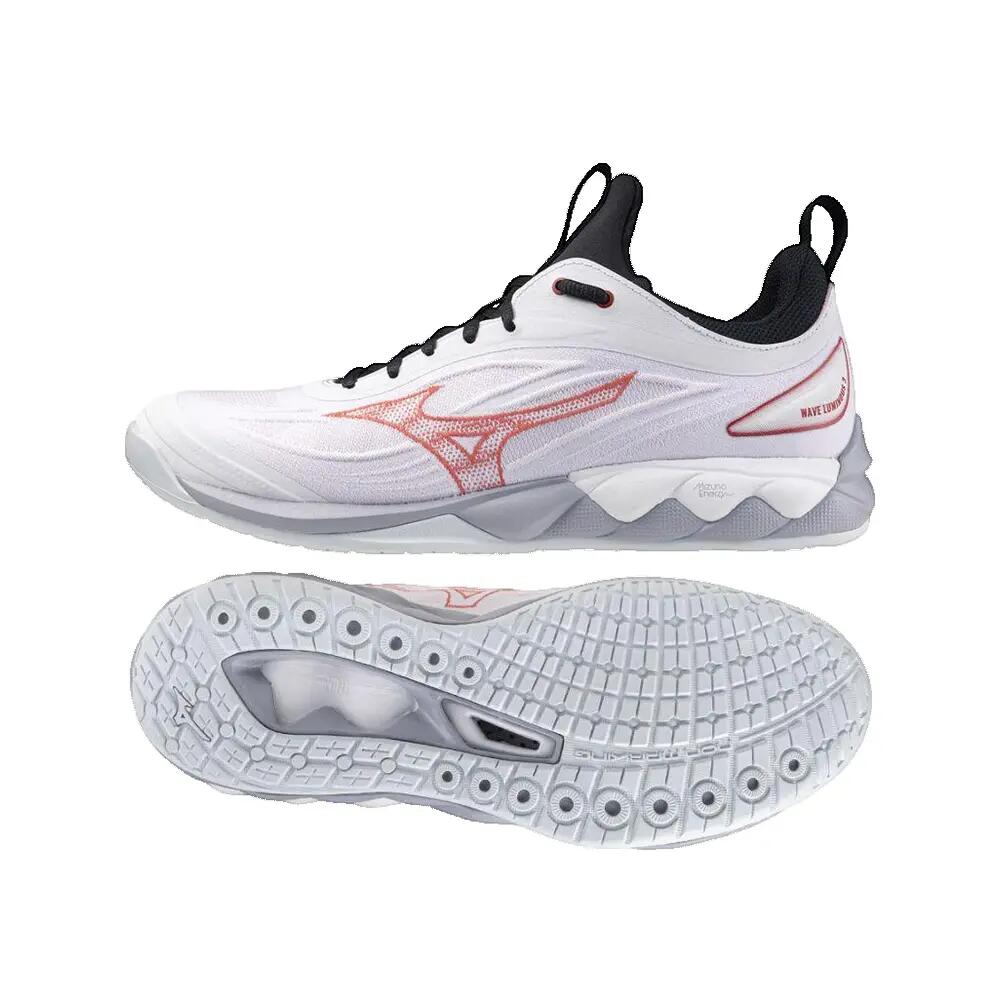 Mizuno Wave Luminous 3 Volleyball Shoes White/Salsa/Black