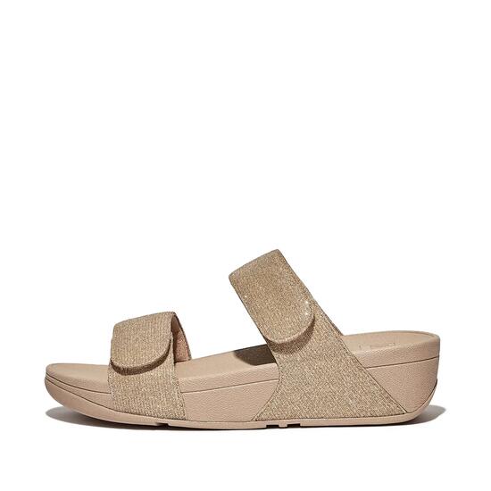 Kobiece klapki na koturnie FitFlop Lulu Adjustable