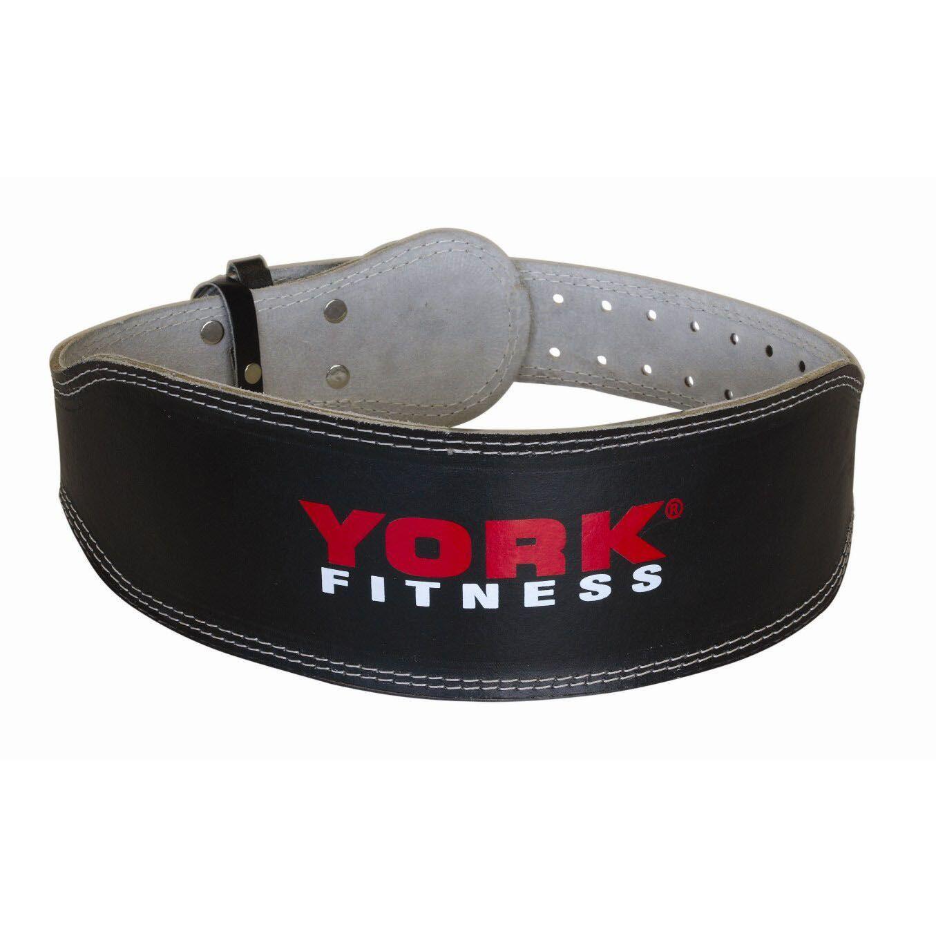 York Leather Weight Lifting Belt 1/3