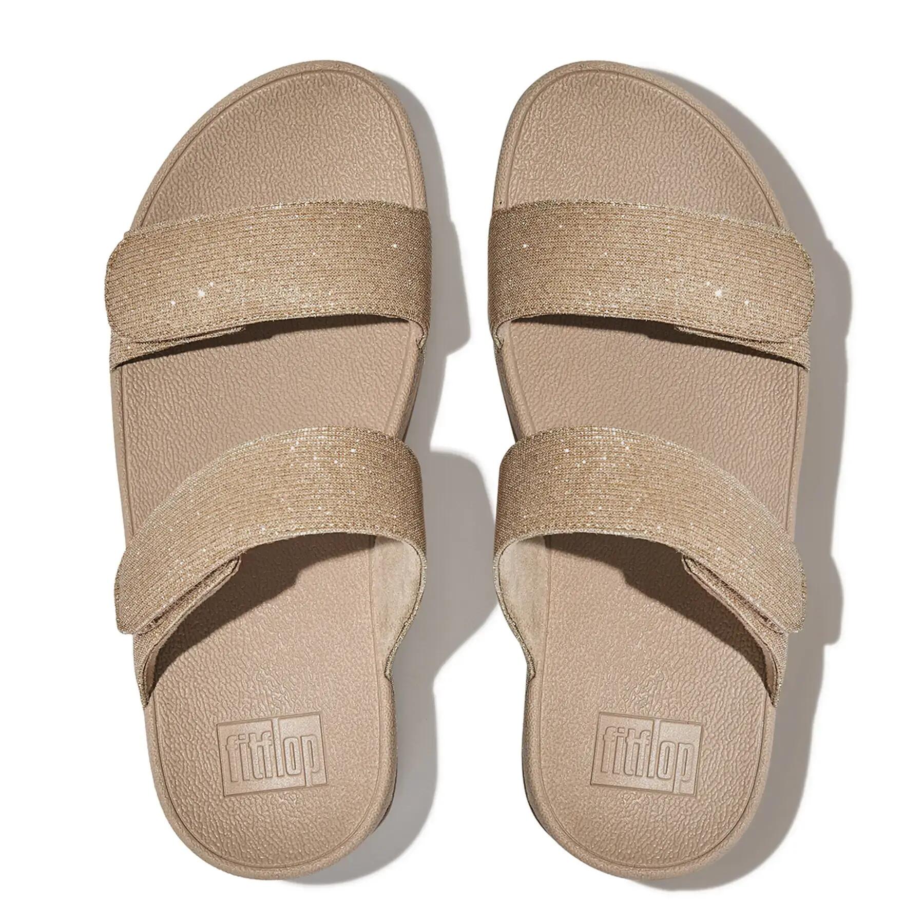 Kobiece klapki na koturnie FitFlop Lulu Adjustable 3/7