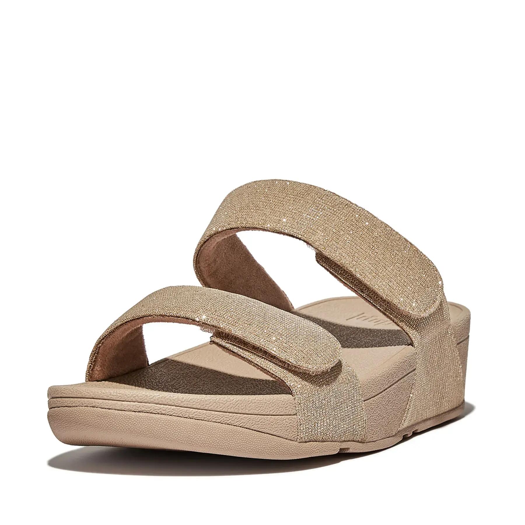 Kobiece klapki na koturnie FitFlop Lulu Adjustable 2/7