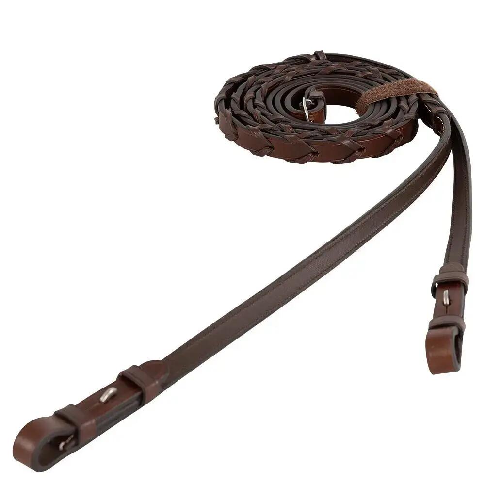 Skórzane wodze dla konia BR Equitation Hunter 3/3