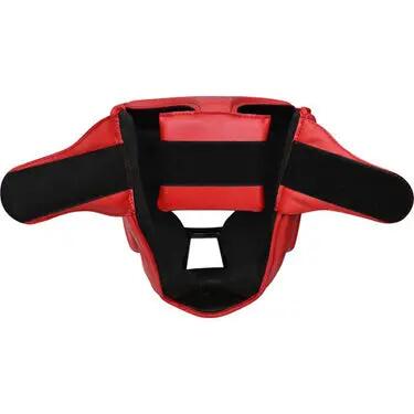 T1 Hoofdbeschermer Met Verwijderbare Gezichtskooi Rood - Extra Large - Kleur: Ro 6/8