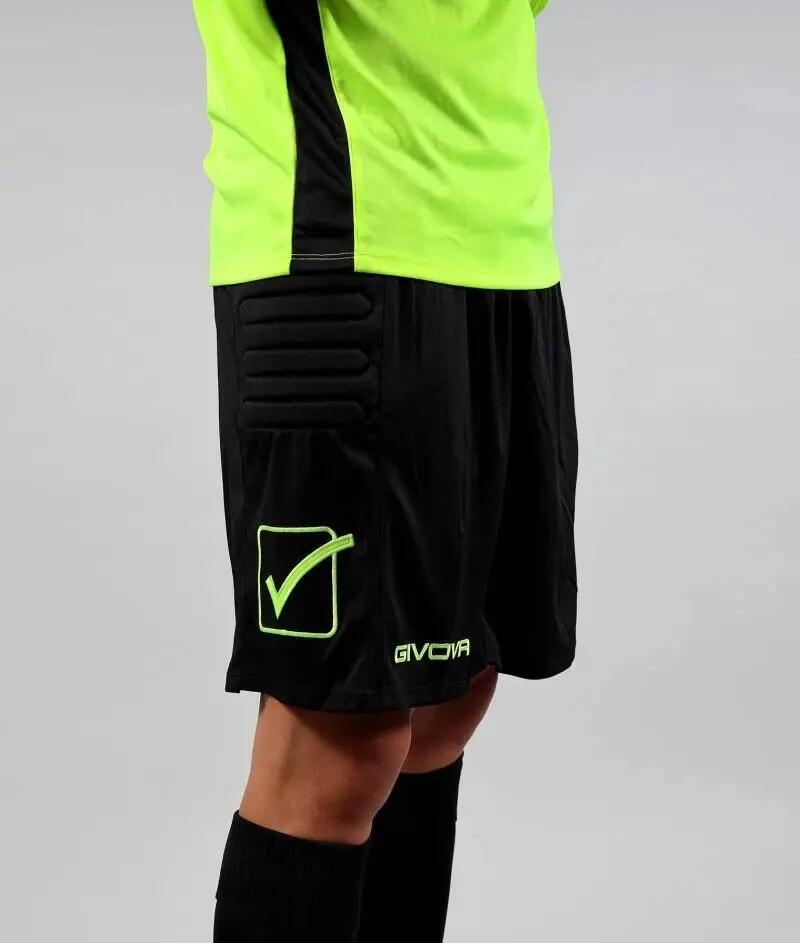 COMPLETO portiere givova giallo fluo/nero 4/5