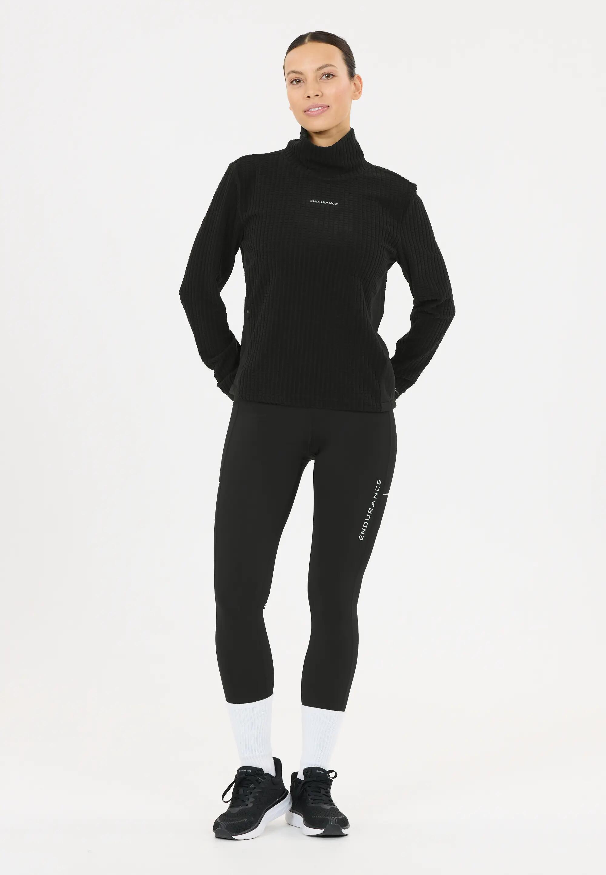 endurance Ketsana W Midlayer en polyester extensible – 1001 Black 3/10
