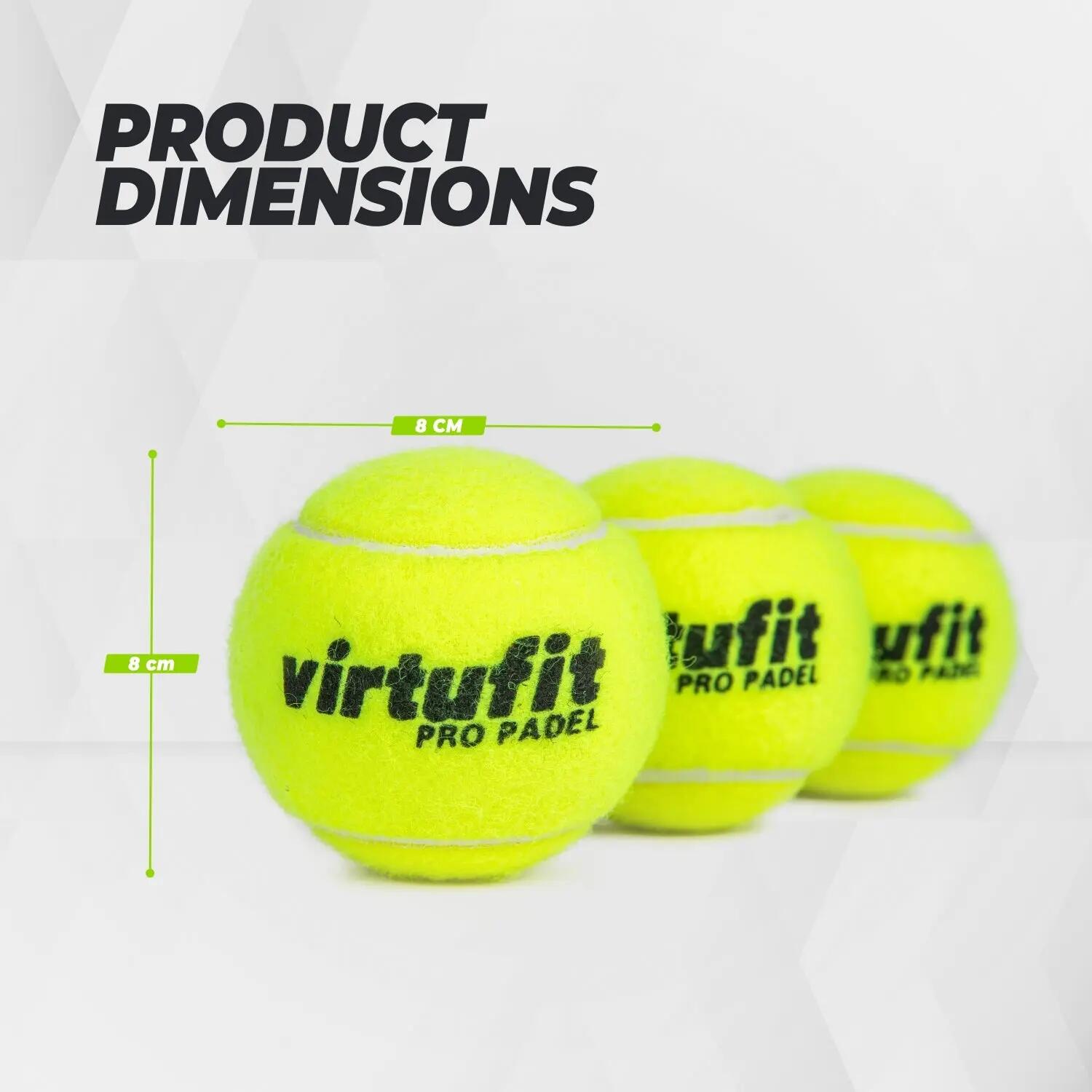 Bolas Pro Padel - Conjunto de 3 bolas 3/7