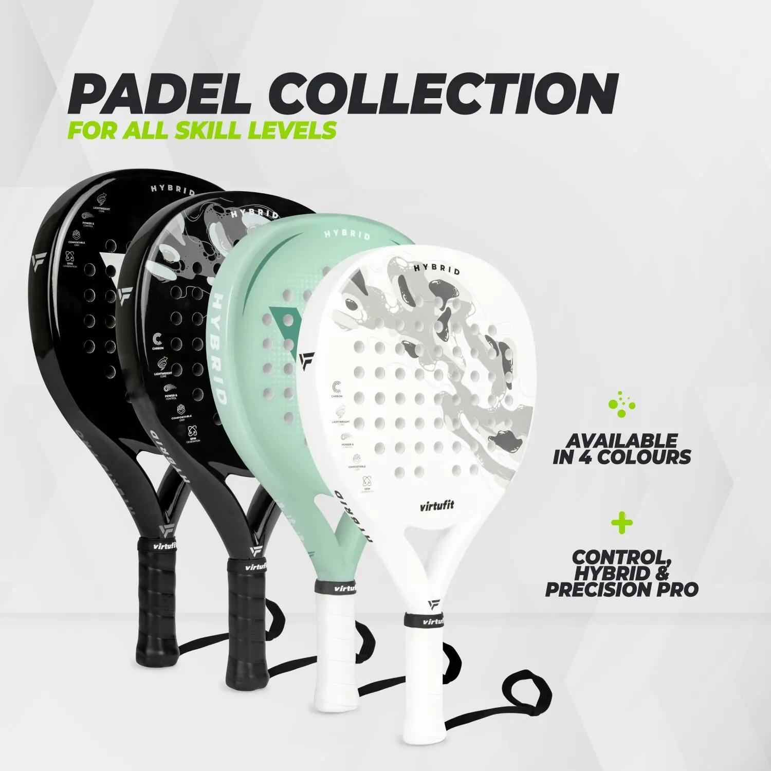 Hybrid Padel Racket - White/Grey 4/7