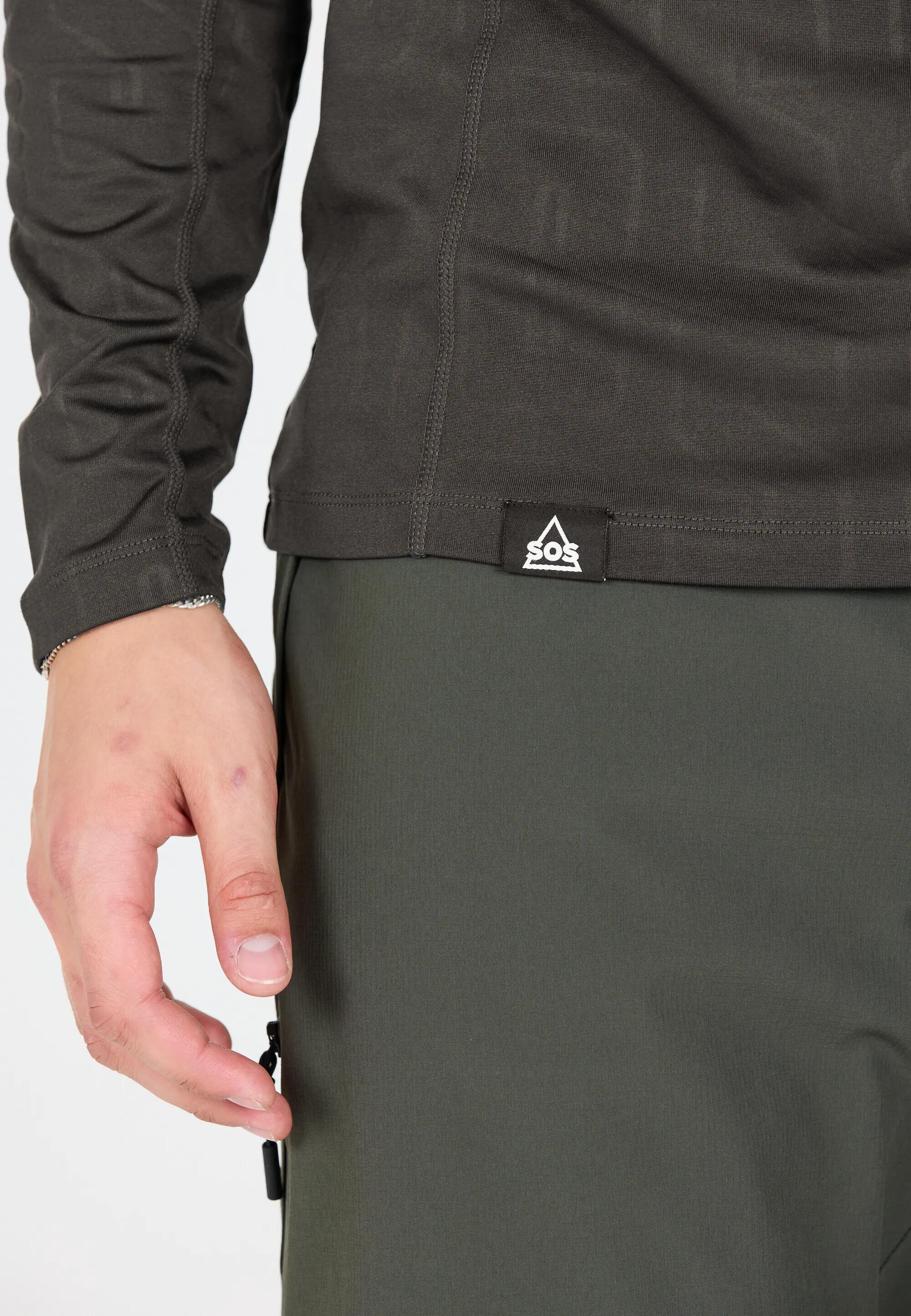 Drill top allenamento con mezza zip SOS Jasna Aop 9/9