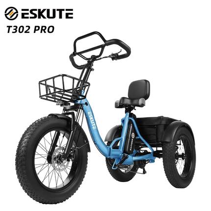 Volwassen elektrische driewieler T302 Pro | 20x4,0 inch banden
