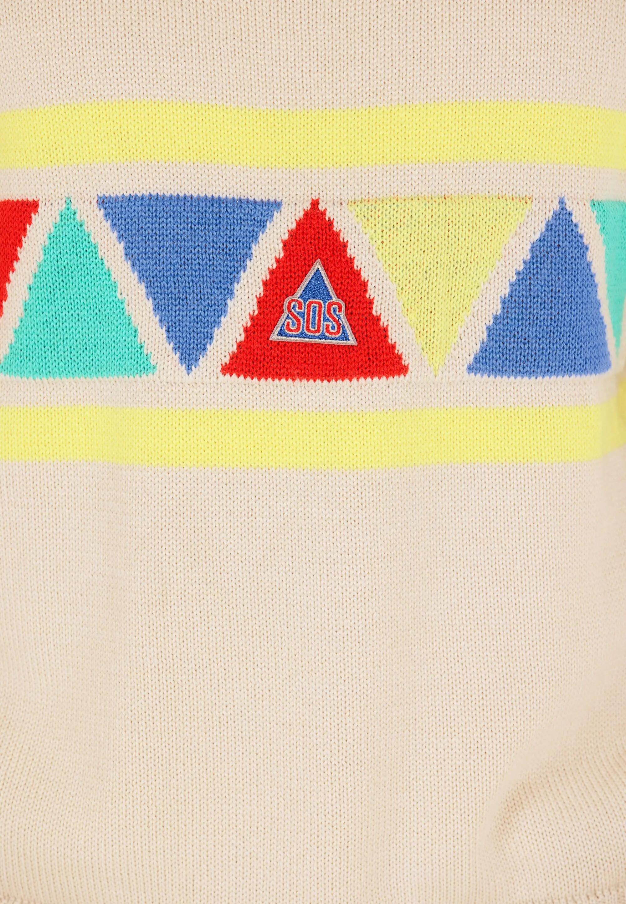 Felpa con zip antivento SOS Uni knit 9/10