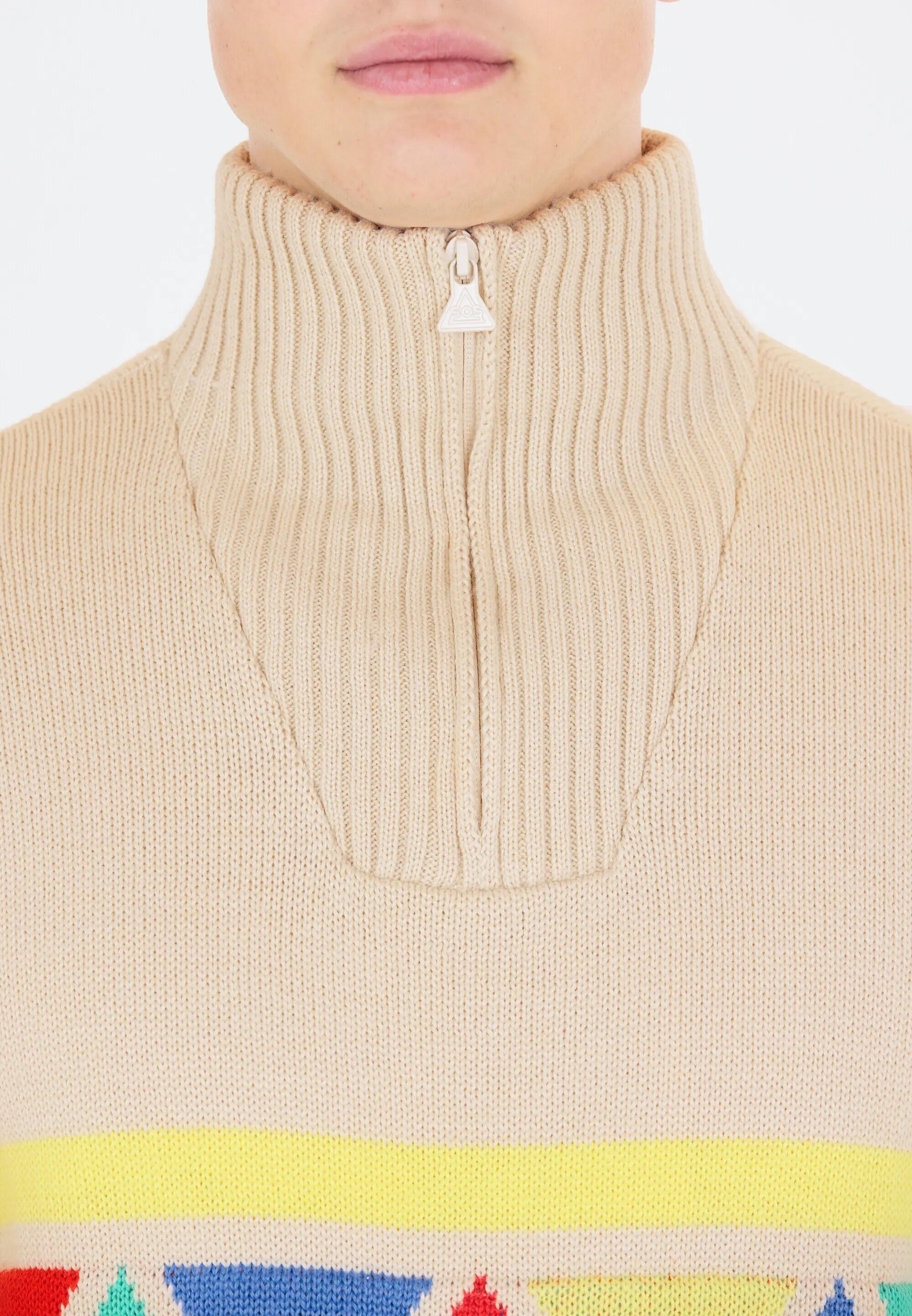 Felpa con zip antivento SOS Uni knit 8/10