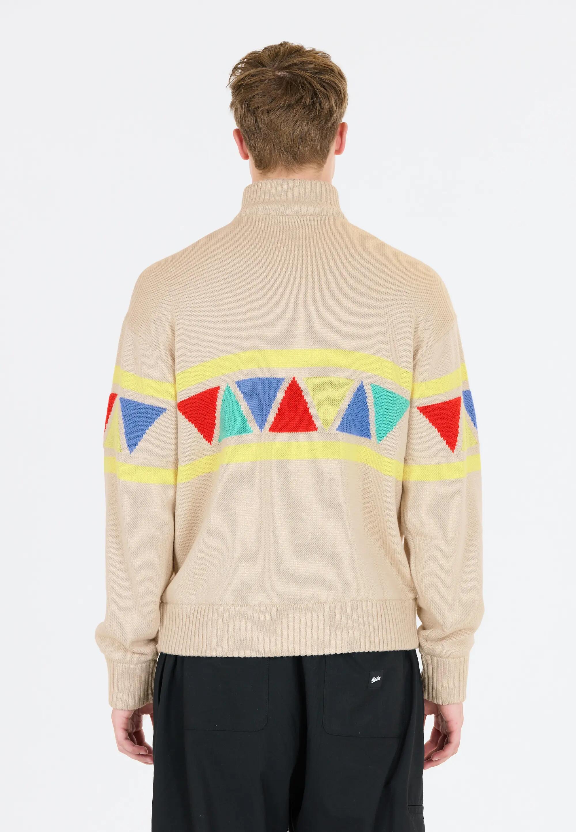 Felpa con zip antivento SOS Uni knit 7/10