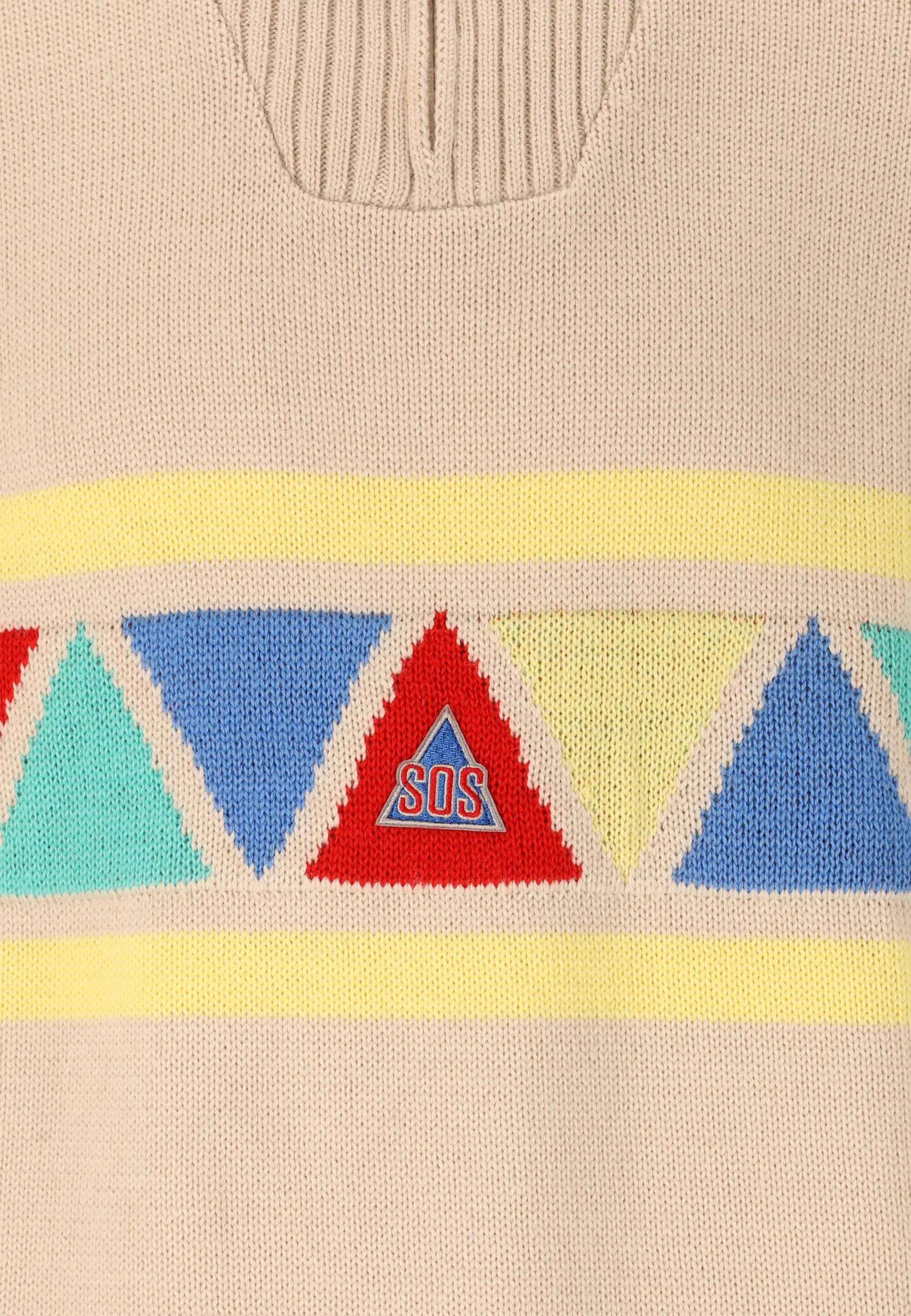 Felpa con zip antivento SOS Uni knit 10/10
