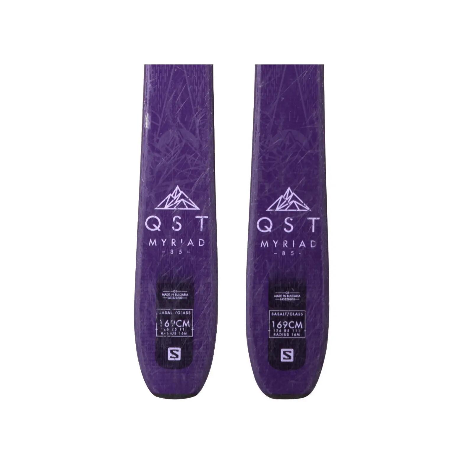 RECONDITIONNE - Ski Salomon Qst Myriad 85 + Fixations 4/5