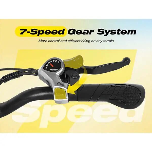 Erwachsenen-E-Bike C202 | 26"x2,1"-Reifen 7/7