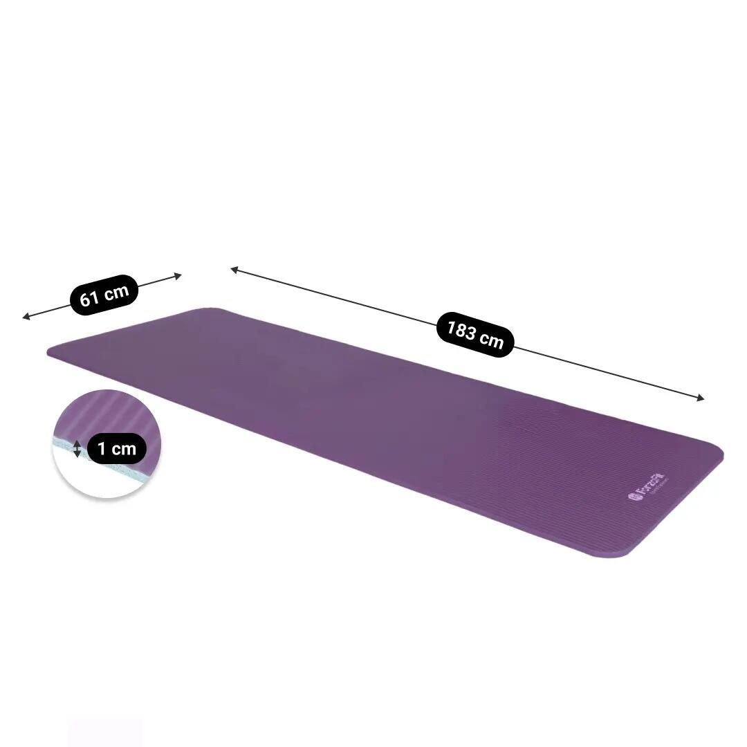 Tappetino yoga IVOL con tracolla - Spessore extra 10 mm - Viola 4/7