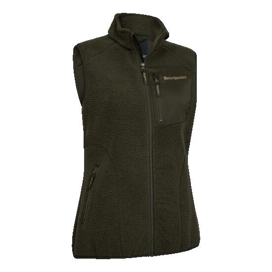 Gilet polaire Lady Atlas - Forest Green, doux et silencieux