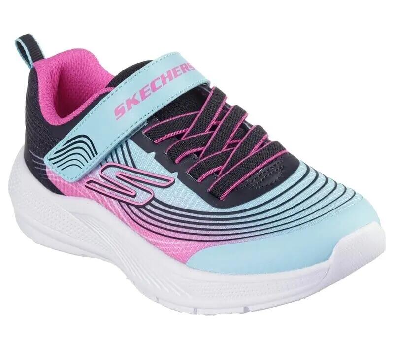 Baskets Skechers Microspec Advance fille multicolore Aqua/Pink 3/6